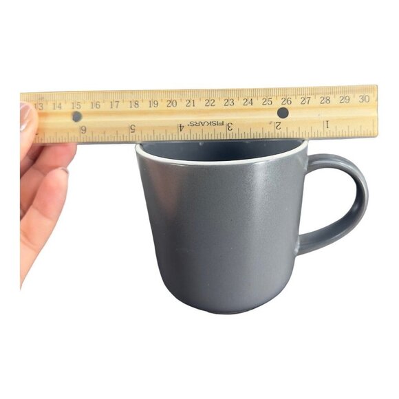 GORDON RAMSEY ROYAL DOULTON BREAD STREET KITCHEN SLATE DARK GREY MUGS SET 4 - Picture 11 of 16